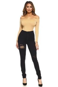 &New Sultry & Seamless Off The Shoulder Bodysuit -Selected Women's Clothing Store BS1004 SND 4 edit e9428b22 6aaf 4362 9ac3 564244116d59