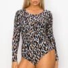 Untamed Leopard Print Bodysuit -Selected Women's Clothing Store BS1012. l