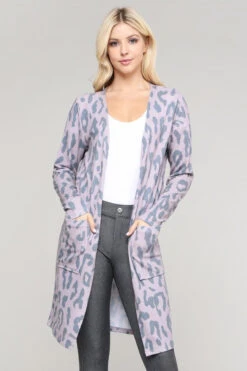 &New Wild For It Leopard Print Cardigan