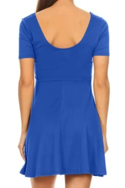 Basic Fit & Flare Style Dress -Selected Women's Clothing Store DRS001 RBL 2
