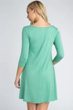 Endless Possibilities ¾-Sleeve Swing Dress -Selected Women's Clothing Store DRS007 DSG 4