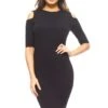 In From The Cold Midi Bodycon Dress