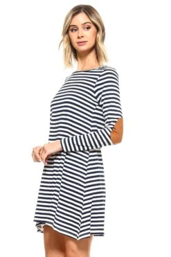 Patch Things Up Striped Dress