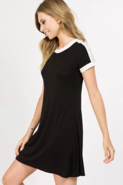 Sporty Spice Mini Dress -Selected Women's Clothing Store DRS081 BLK 2