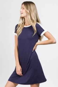 Sporty Spice Mini Dress -Selected Women's Clothing Store DRS081 NAV