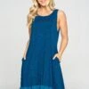 Chic Chiffon Ruffle Hem Tank Dress -Selected Women's Clothing Store DRS104 TEL