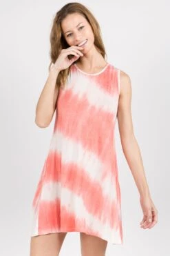 Island Breeze Tie-Dye Tunic Dress -Selected Women's Clothing Store DRS111 COR 2