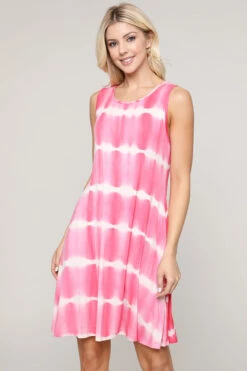 Island Breeze Tie-Dye Tunic Dress