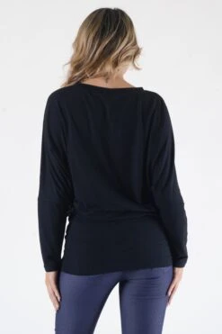 Lady's Night Dolman Tunic Dress -Selected Women's Clothing Store DRS135 BLK 6