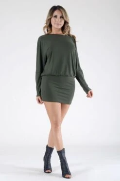 Lady's Night Dolman Tunic Dress -Selected Women's Clothing Store DRS135 DOL