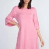 Peplum 3/4 Sleeve Dress -Selected Women's Clothing Store DRS150 DSR