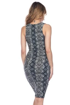 &New Snakeskin Print Bodycon Midi Tank Dresses -Selected Women's Clothing Store DRS167 4 883ec3ff 40a3 4557 b637 c67d576b7abc
