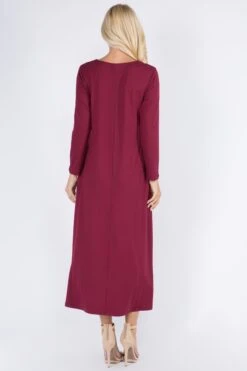 Essential Maxi Dress With Pockets -Selected Women's Clothing Store DRS244 BUG 4