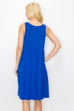 Bohemian Layered Hem Dress -Selected Women's Clothing Store DRS320 RBL 3 l