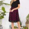 Women's Lace Overlay A-line Dress -Selected Women's Clothing Store DRS356 FUS 11