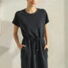 Women's Comfort Drape All-Day Dress -Selected Women's Clothing Store DRS390 BLK 42