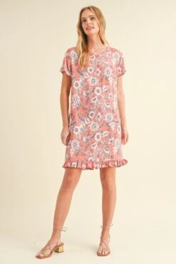 Floral Ruffle Dress -Selected Women's Clothing Store DRSPT368 SAL 2 1eccdc8e a608 414a 8dc9 2edfe74057ef