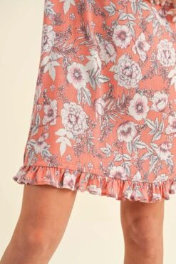 Floral Ruffle Dress -Selected Women's Clothing Store DRSPT368 SAL 4