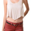 The Oatmeal Crop Tank -Selected Women's Clothing Store DSC 8801