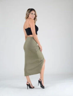 Why Knot Tulip Hem Bodycon Skirt -Selected Women's Clothing Store DSC 9202