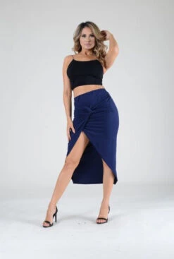 Why Knot Tulip Hem Bodycon Skirt -Selected Women's Clothing Store DSC 9207