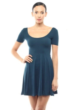 Oh Baby! Short Sleeve Babydoll Dress -Selected Women's Clothing Store Indigo