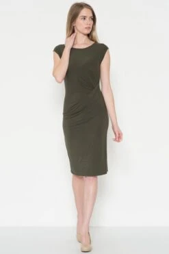 Ruched Side Bodycon Dress -Selected Women's Clothing Store JD15649 OLV 1