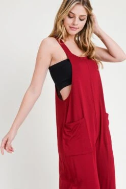 One Less Problem Wide Leg Overalls -Selected Women's Clothing Store OV1001 BUG 5