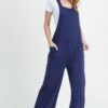 One Less Problem Wide Leg Overalls -Selected Women's Clothing Store OV1001 NAV