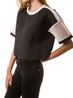 Touchdown Neoprene Crop Top -Selected Women's Clothing Store PTW25108D 2 7f0e5e9d eeeb 482d aa9f 1aef79348c19