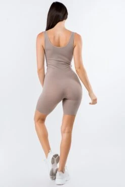 Sporty Babe Seamless Biker Shorts Romper -Selected Women's Clothing Store RMP001 LMO 3