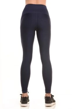 Active High Rise Moto Texture Leggings -Selected Women's Clothing Store SAB7001 NAV 3