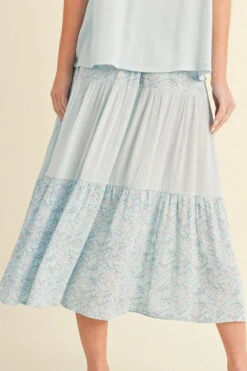 Floral Print Skirt -Selected Women's Clothing Store SKT013 BBL 3 l