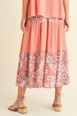 Floral Print Skirt -Selected Women's Clothing Store SKT014 SAL 3