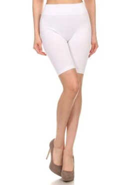 The Toby Seamless Biker Short -Selected Women's Clothing Store SML508SD WHT
