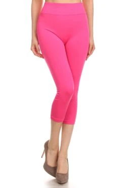 Wendy Seamless Capri Leggings -Selected Women's Clothing Store SML518SD FUS 2