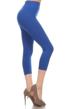 Wendy Seamless Capri Leggings -Selected Women's Clothing Store SML518SD RBL 2