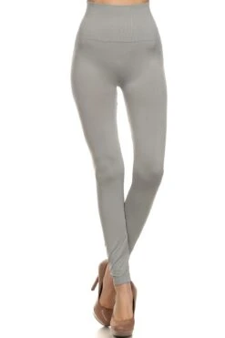 Ellen High Waist Fashion Leggings -Selected Women's Clothing Store SML528SD001 MGY 2 XL