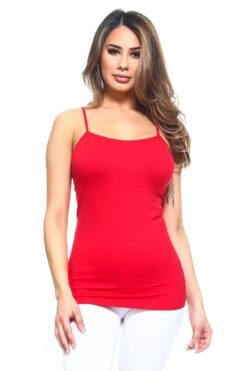 Seamless Camisole Layering Cami Tank Top -Selected Women's Clothing Store SML602 RED. 348dd9fa 4b1a 4d65 9f37 f1eabf763b17