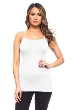 Seamless Camisole Layering Cami Tank Top -Selected Women's Clothing Store SML602 WHT. 2 af85d85a e2ec 44a6 b34c 2db99e31017d