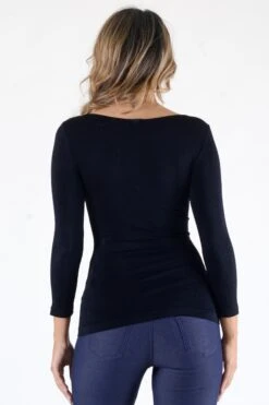 Rachel Seamless Top -Selected Women's Clothing Store SML605 BLK 1