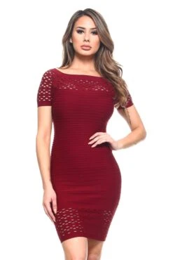 Girl's Night Bandage Bodycon Dress -Selected Women's Clothing Store SML609 WND 2 beb1f90e 9d36 407e 8ac6 14aca5ab60b1