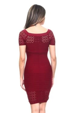 Girl's Night Bandage Bodycon Dress -Selected Women's Clothing Store SML609 WND 3 0fec5017 ca9a 413b 9f2e 8e7e89888bc0