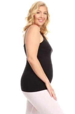 Plus Size Seamless Strappy Front Cami Top -Selected Women's Clothing Store SML613P BLK 3 6ba0e5e7 b1c3 4848 aa3a 4e73d49b372a