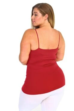 Plus Size Seamless Strappy Front Cami Top -Selected Women's Clothing Store SML613P CRM 3 303a009e d934 47b3 ac36 dbe8723900b0