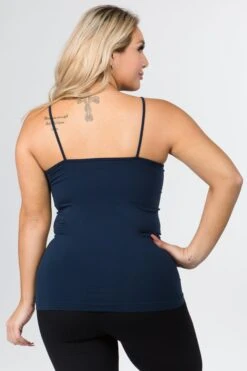 Plus Size Strappy And Sleek Seamless Tank Top -Selected Women's Clothing Store SML616P NBL 3