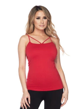 Strappy And Sleek Seamless Tank Top -Selected Women's Clothing Store SML616 CRM 2