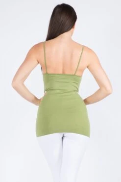 Strappy And Sleek Seamless Tank Top -Selected Women's Clothing Store SML616 OLV 3