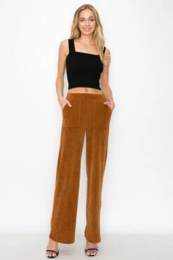 Women’s Seamless Textured Crop Tank -Selected Women's Clothing Store SML634 BLK. 4 l