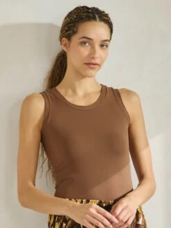 Second Skin Seamless Tank Top -Selected Women's Clothing Store SML642 COF 827PT2022 19